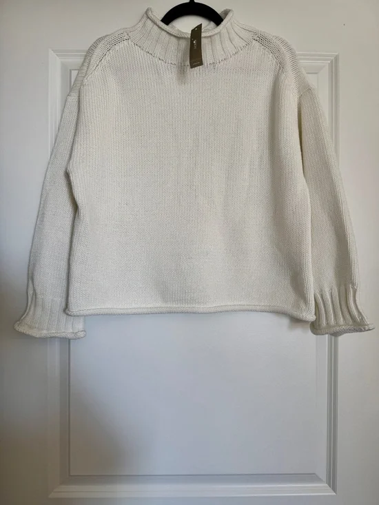 NWT! J. CREW Women's 2025
Rollneck sweater, Ivory, Size Extra Small XS - Picture 2 of 12